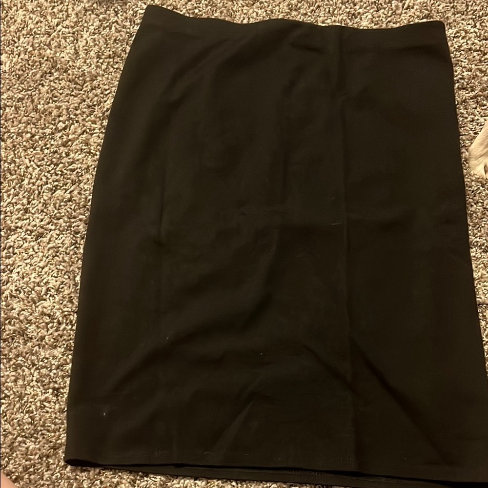 Modcloth Black Knee-Length Pencil Skirt